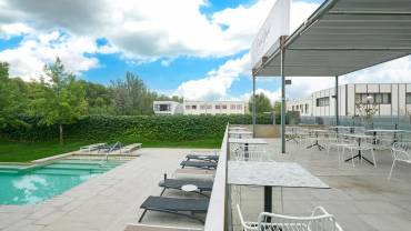 Piscina exterior en David Lloyd Zaragoza